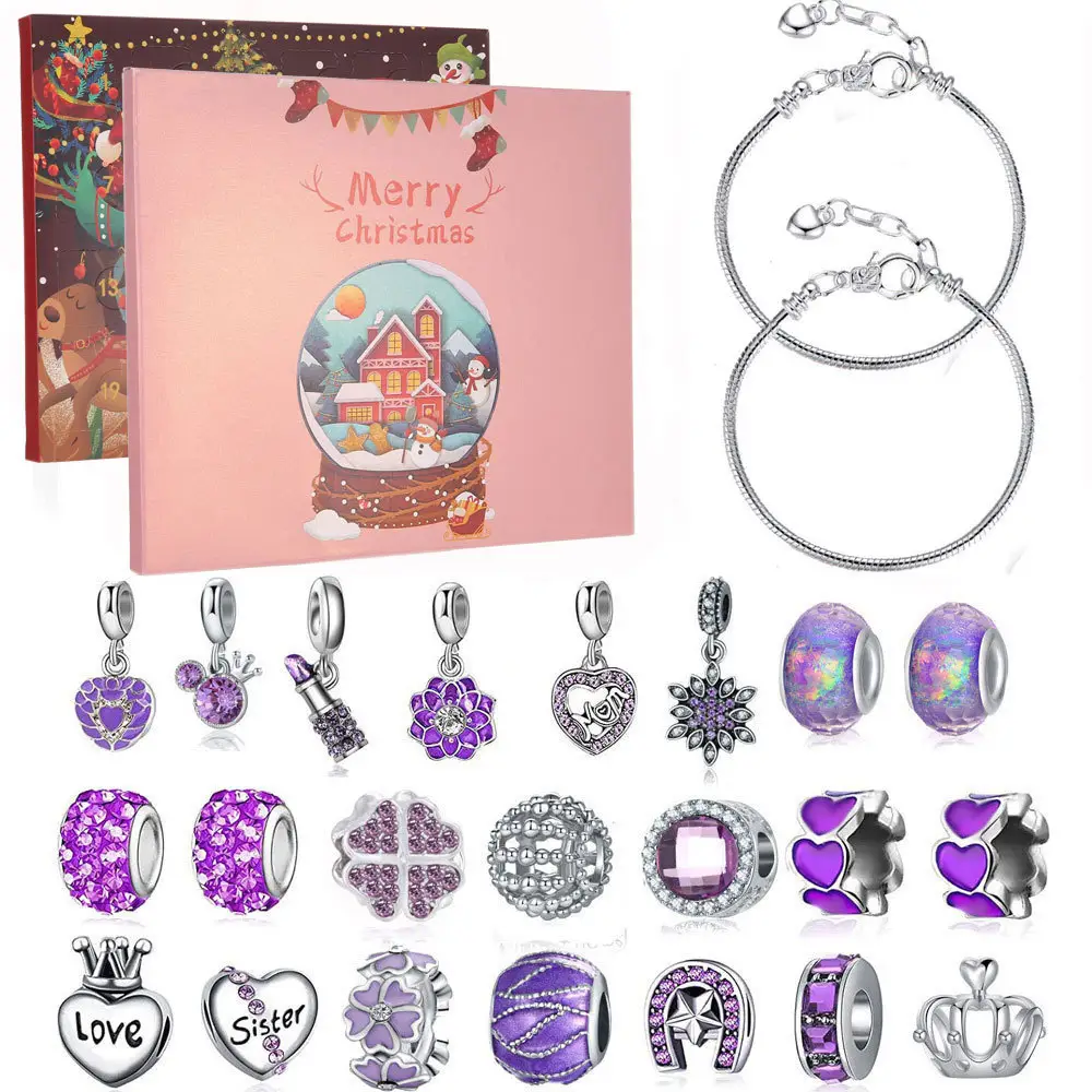 Christmas Jewelry Set with Countdown & Gift Box - Image 3