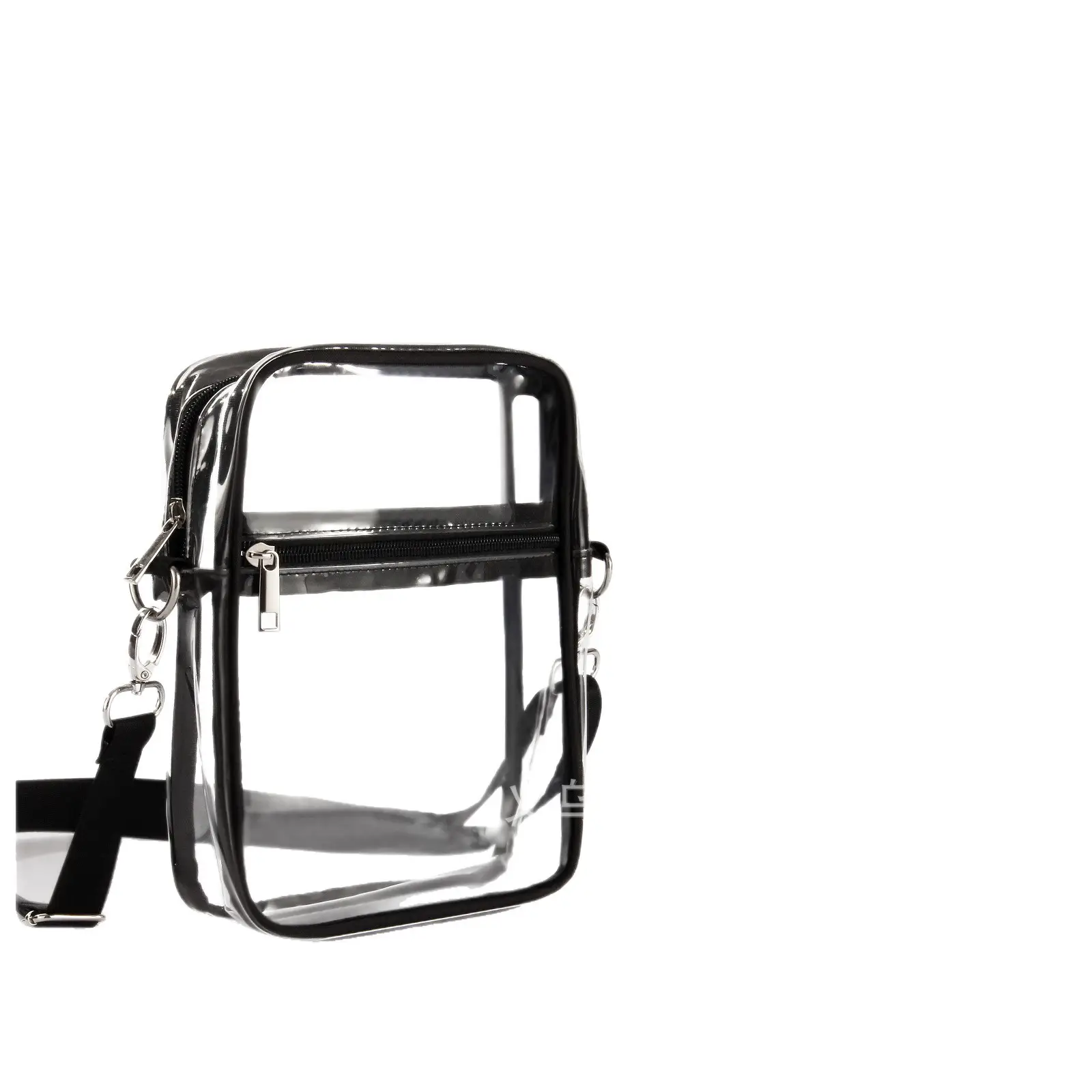 Transparent PVC Crossbody Bag 23x18x7cm Waterproof Beach Gym