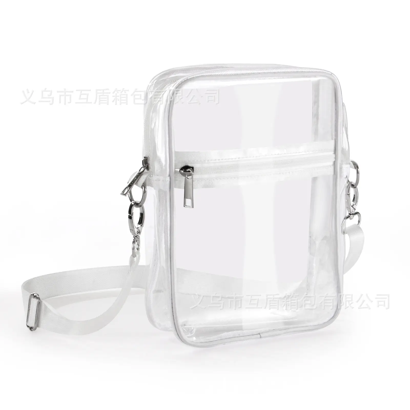 Transparent PVC Crossbody Bag 23x18x7cm Waterproof Beach Gym — feature 12