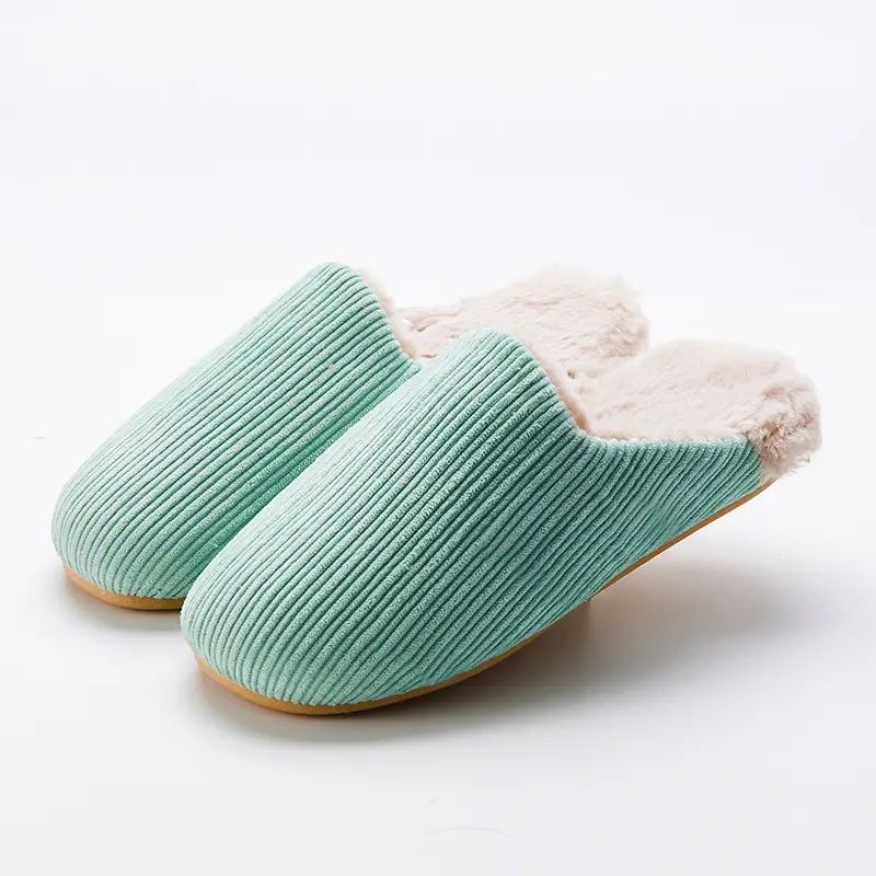 Retro Cotton Slippers Winter Women's Warm Non-Slip - Image 4