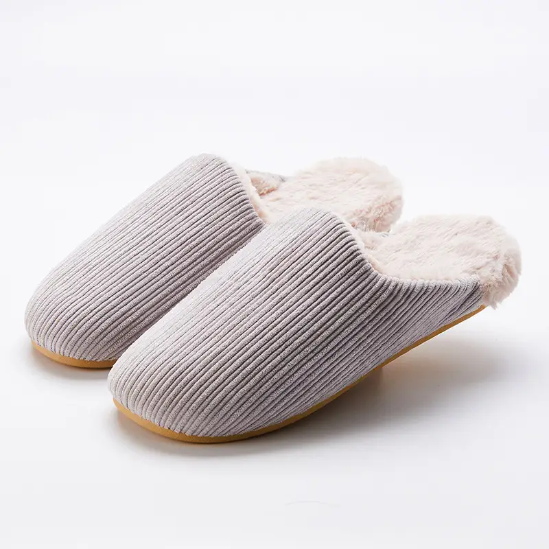 Retro Cotton Slippers Winter Women's Warm Non-Slip - Image 5