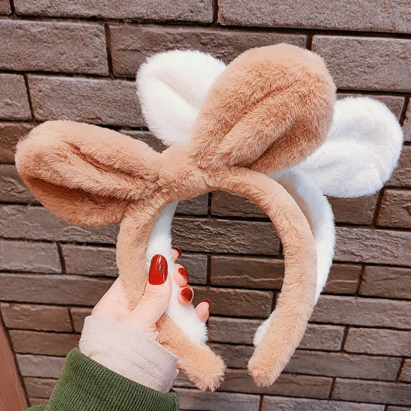 New Plush Rabbit Ear Hair Band for Girls - Image 5