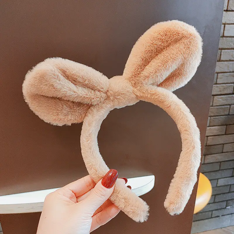 New Plush Rabbit Ear Hair Band for Girls - Image 7
