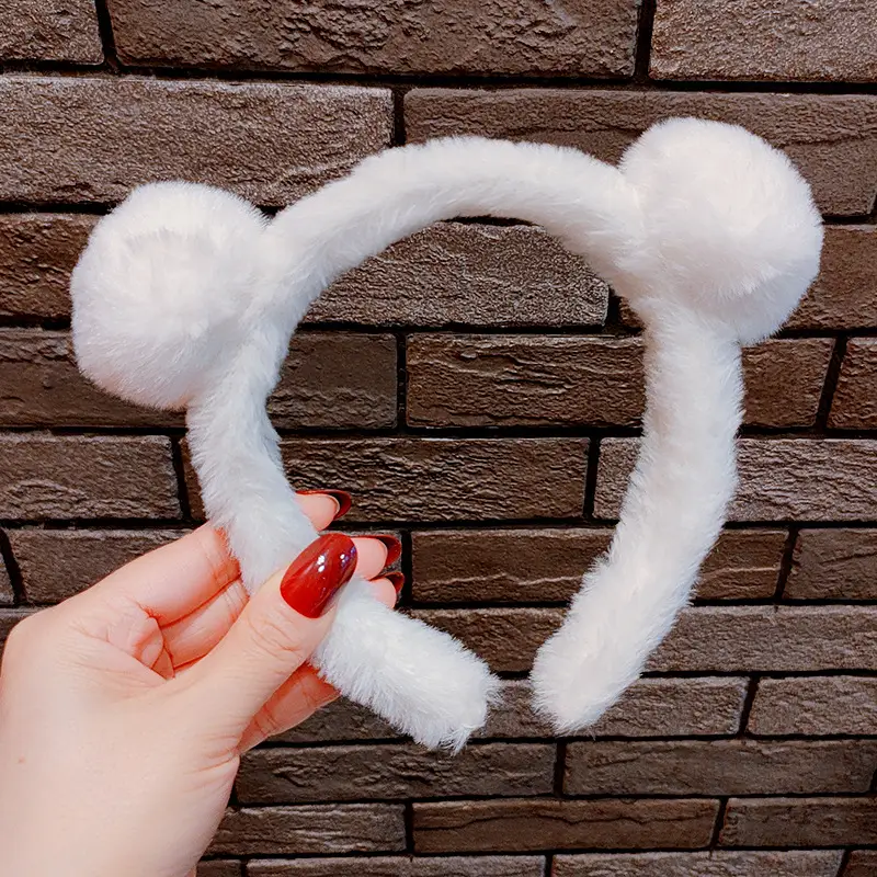 New Plush Rabbit Ear Hair Band for Girls - Image 4