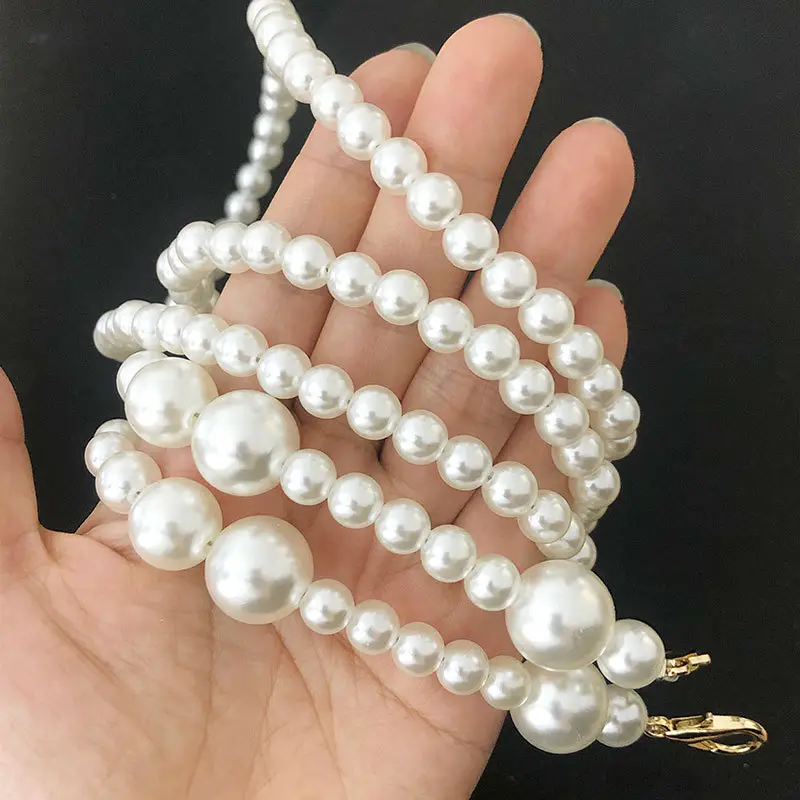 Pearl Chain Bag Accessories All Match Adjustable - Image 8