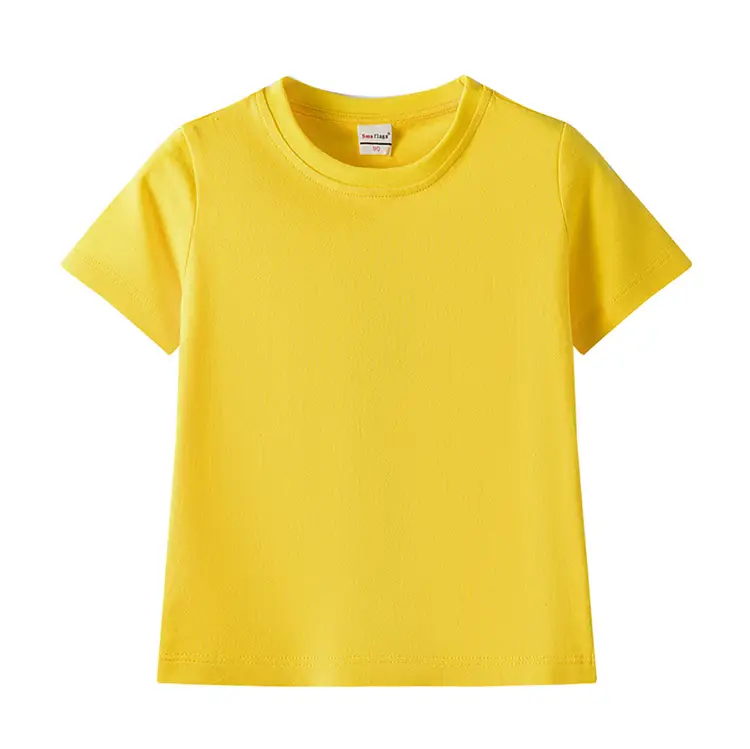 Children's Light Blue Cotton T-Shirt Summer Short Sleeve — feature 8