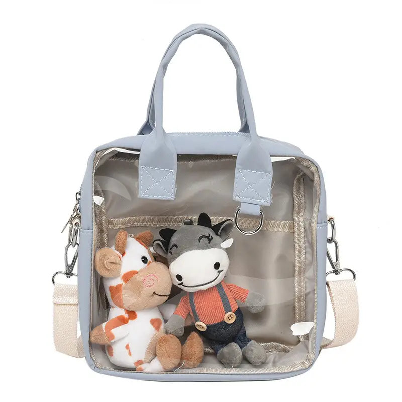 Black Cartoon Girl Shoulder Crossbody Bag - Image 6