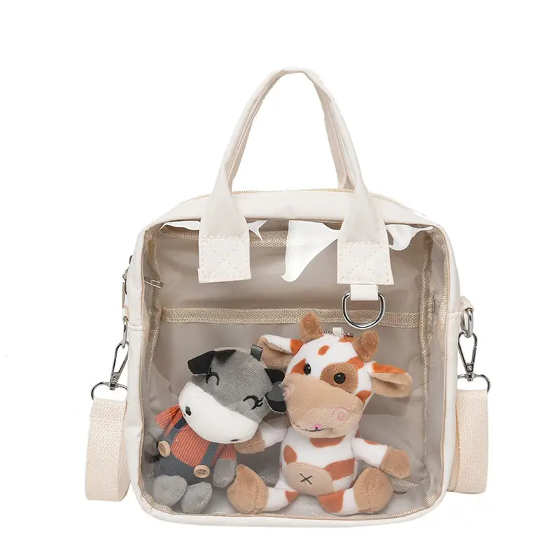 Black Cartoon Girl Shoulder Crossbody Bag - Image 9