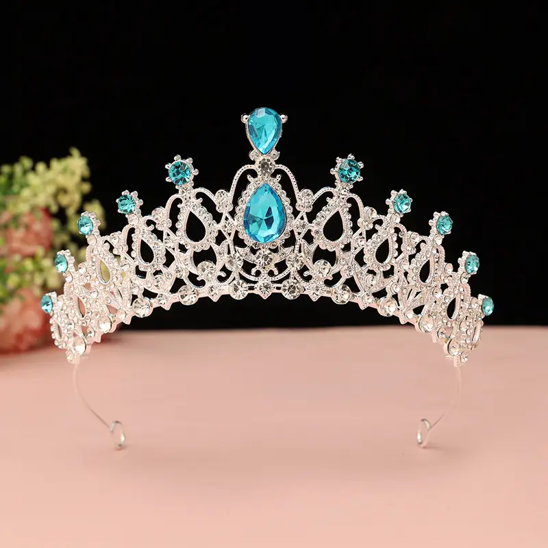 Black Crystal Crown for Girls Birthday Party Crown - Image 11