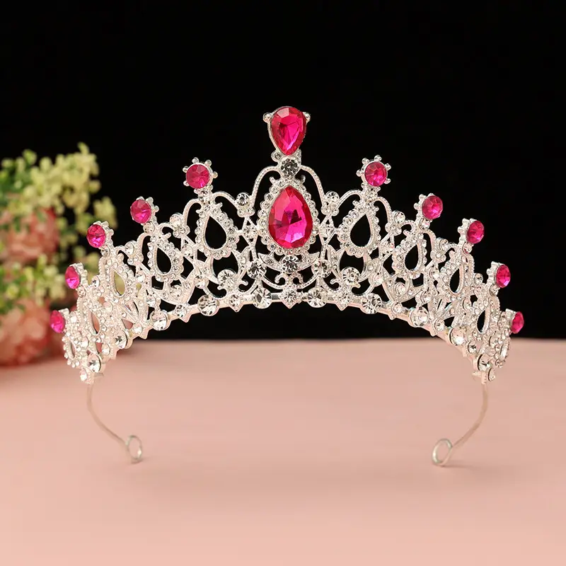 Black Crystal Crown for Girls Birthday Party Crown - Image 13