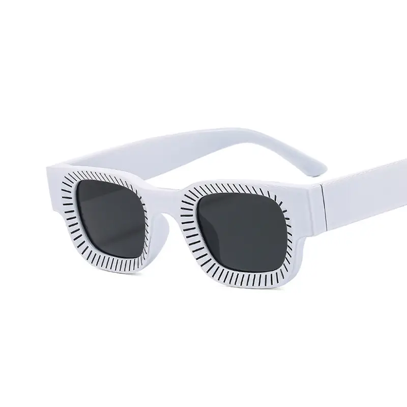 Pink Square Sun Glasses for Women Men Casual Wear