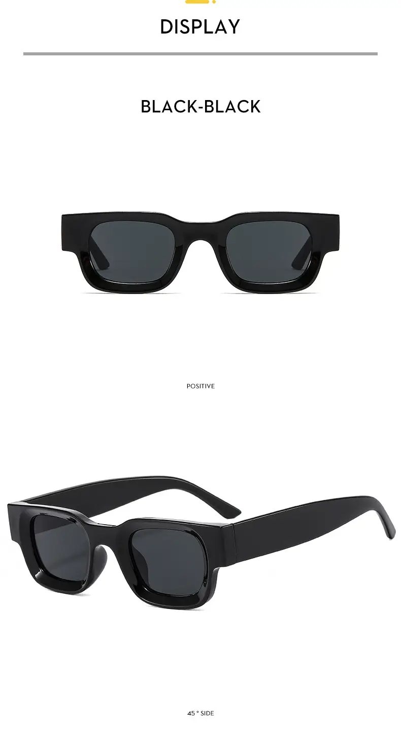 Pink Square Sun Glasses for Women Men Casual Wear — feature 10