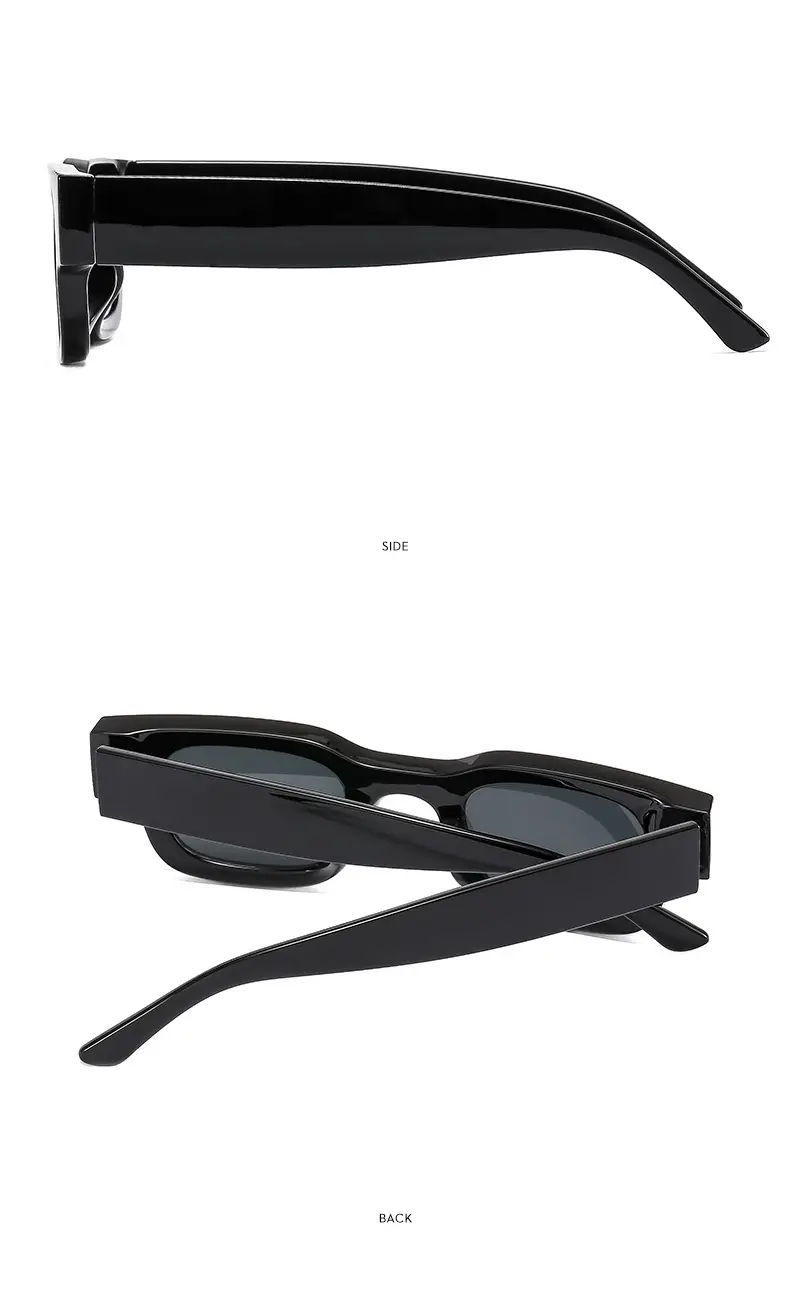 Pink Square Sun Glasses for Women Men Casual Wear — feature 11