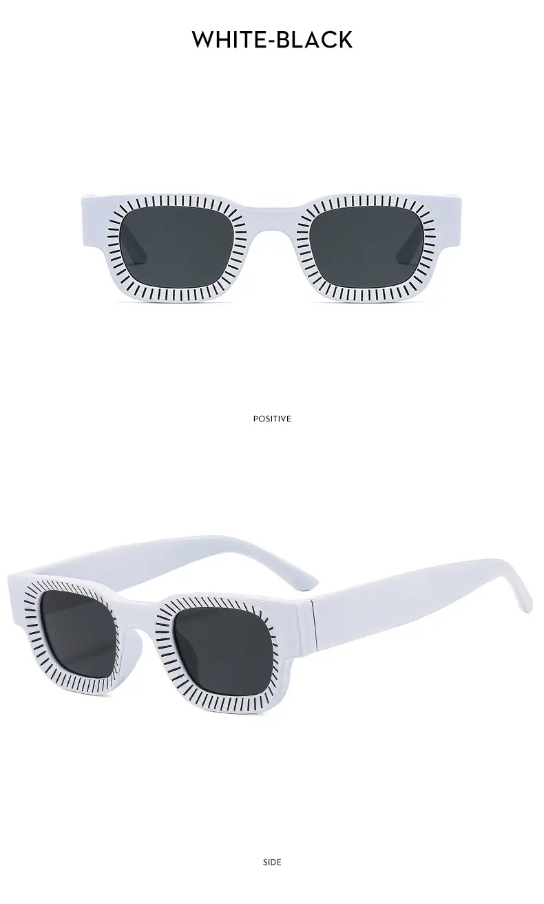 Pink Square Sun Glasses for Women Men Casual Wear — feature 14