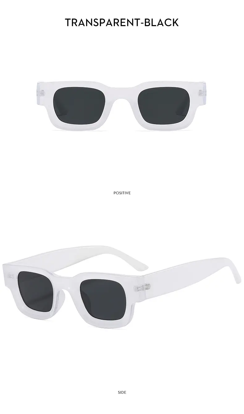 Pink Square Sun Glasses for Women Men Casual Wear — feature 15