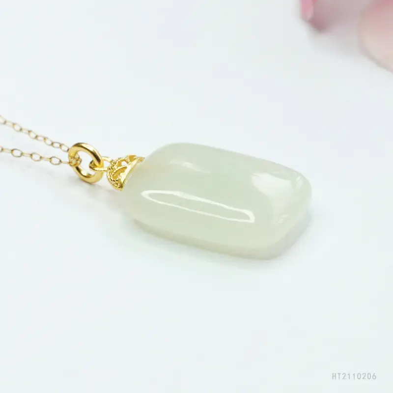 Guan Yu S925 Silver Inlaid Natural Hetian Jade Pendant — feature 11
