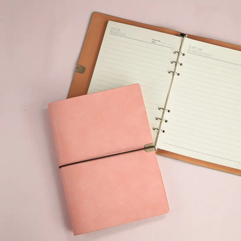 A5 Creative Strap Notebook Green Soft Leather - Image 45