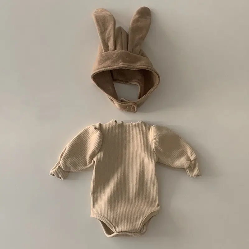 Korean Style Winter Baby Thermal Ear Collar Solid Beige - Image 6