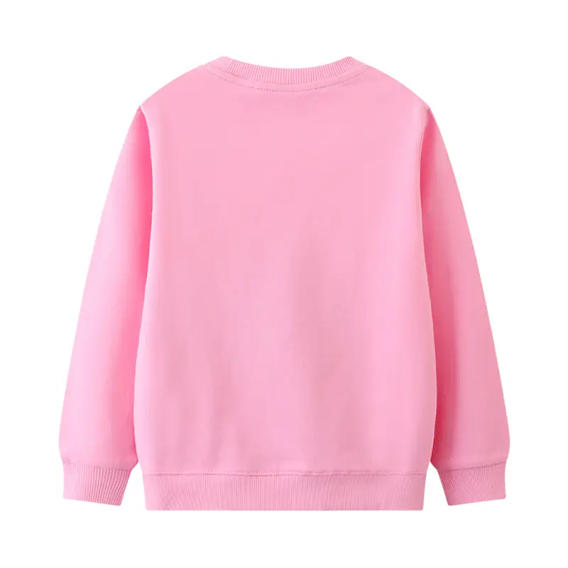 Girls Unicorn Sweatshirt Pink Long Sleeve - Image 3