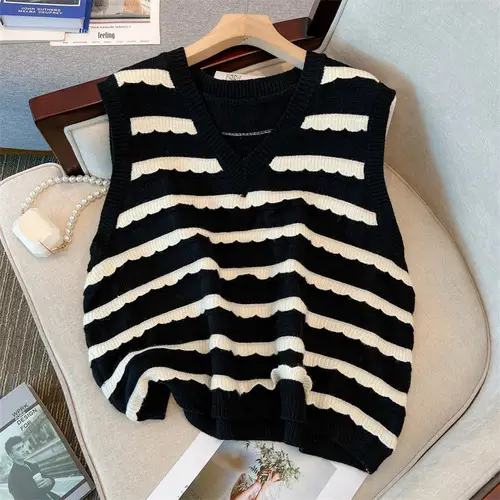 Women Loose Retro Knit Sweater Purple Winter — feature 32