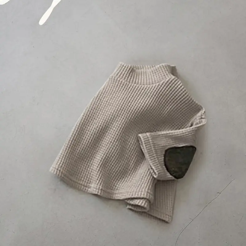 Baby Fleece Suspenders Winter Pants Beige Korean - Image 4