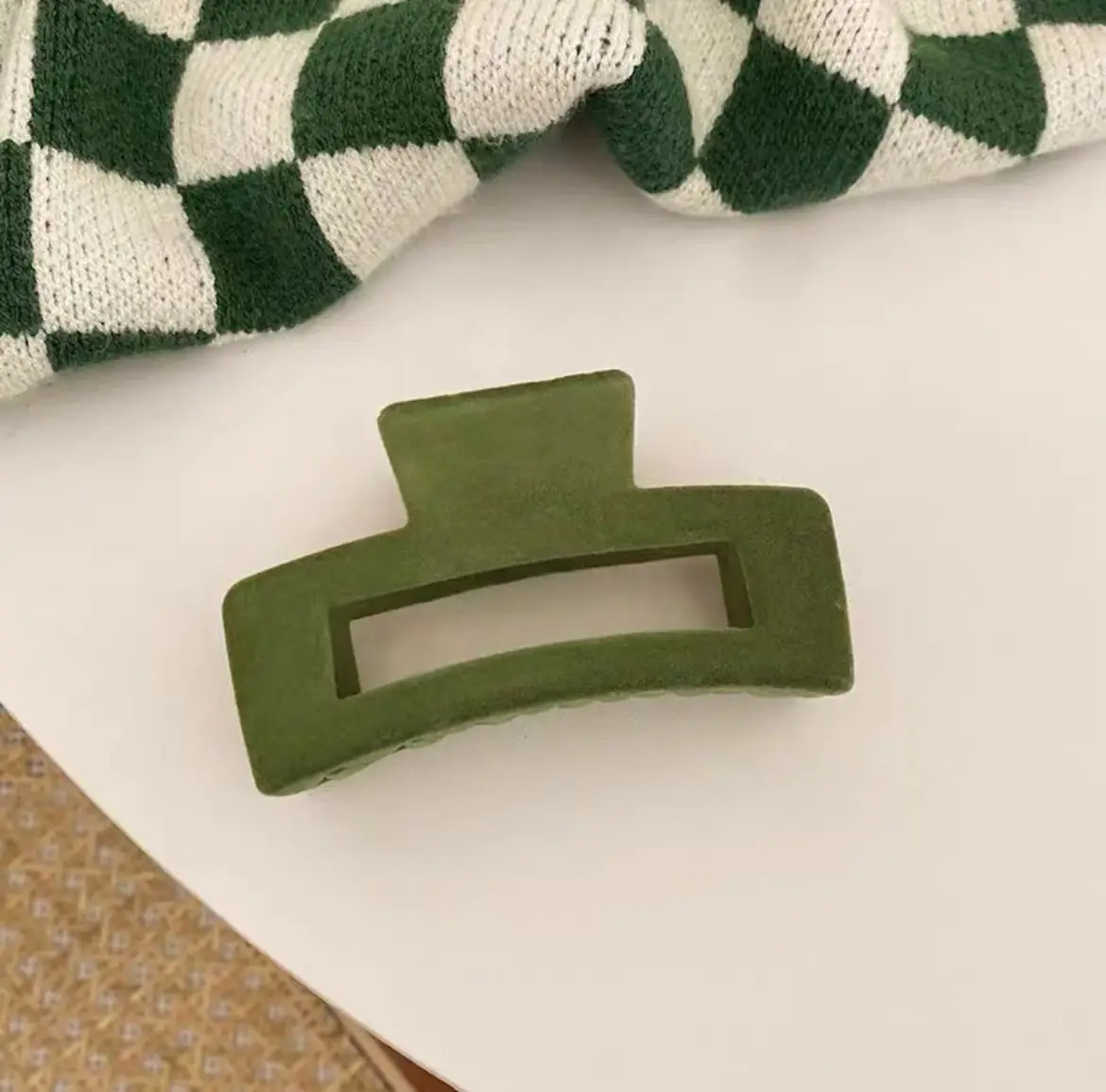 Double-Sided Pure Color Hair Clip for Large Hair Accessories
