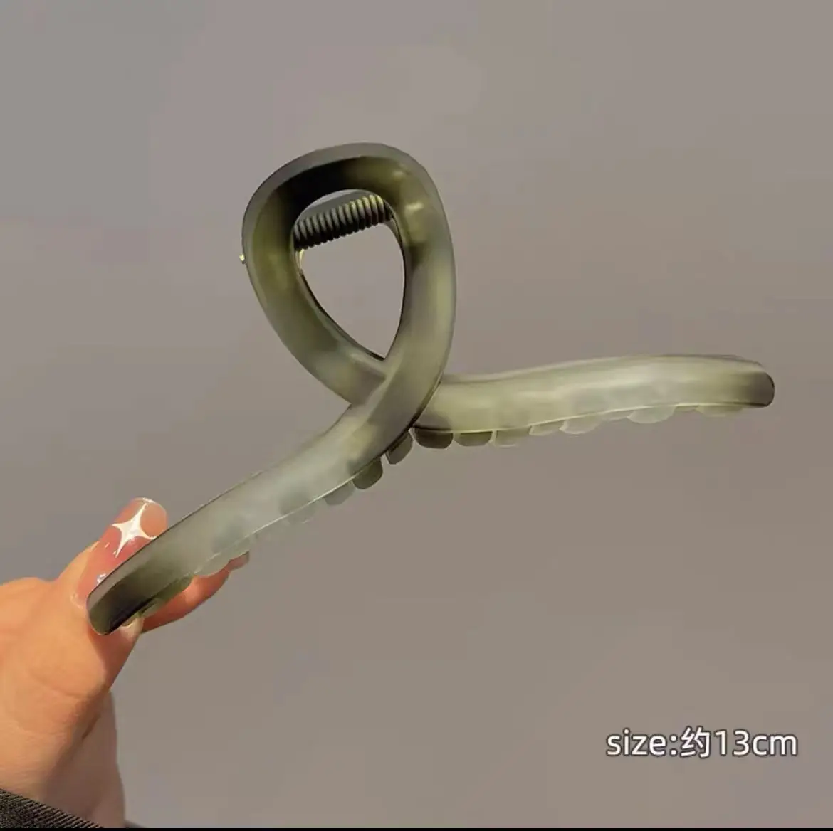 Double-Sided Pure Color Hair Clip for Large Hair Accessories