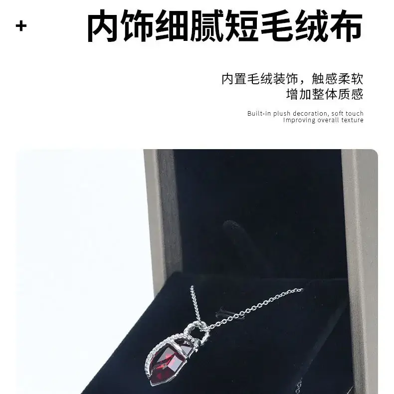 Smart Heart Necklace Water Drop Pendant S925 Silver - Image 9