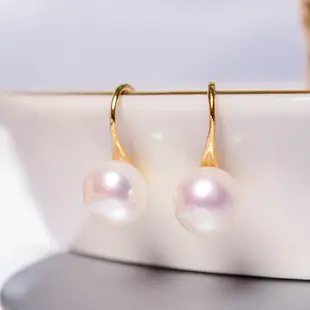 Pearl Earrings Gold Plated Cold Style Women — feature 1