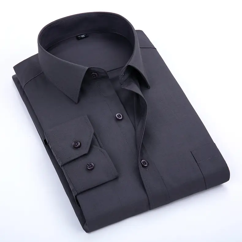 Men's White Long Sleeve Shirt Large Business Wear - Image 9