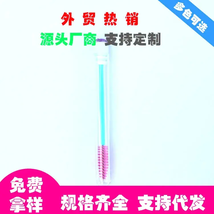 Crystal Rod Eyelash Comb with Diamond Tube Brushes - Image 3
