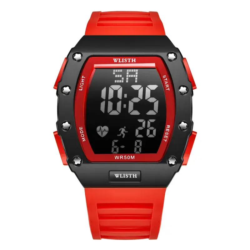 Wisth LED Luminous Men's Digital Watch Black - Image 3
