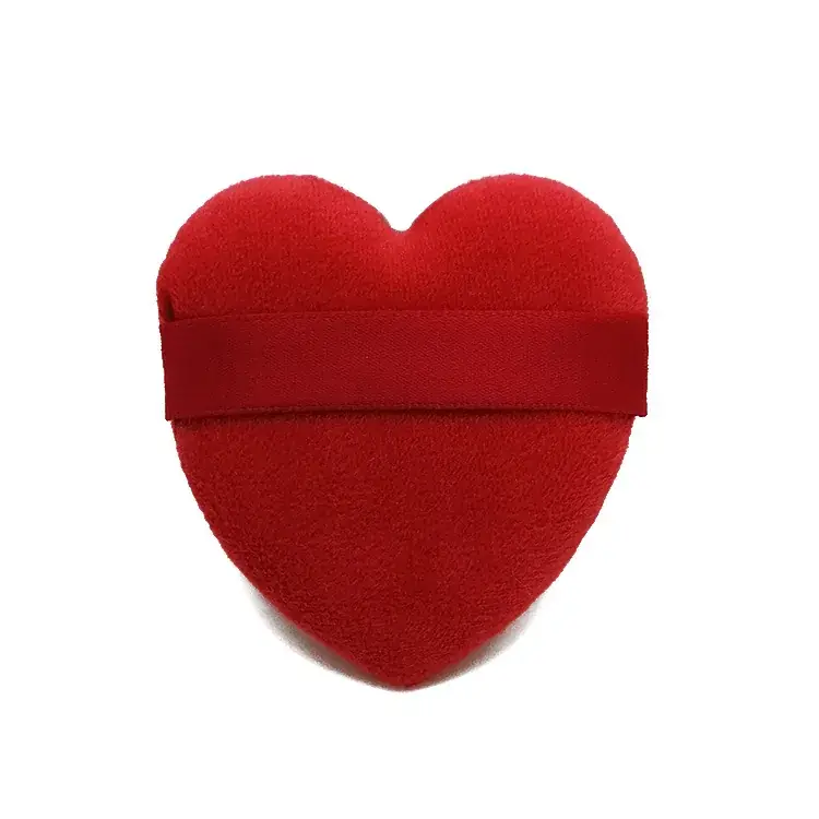 New Arrival Heart Shape Dry Powder Makeup Puff