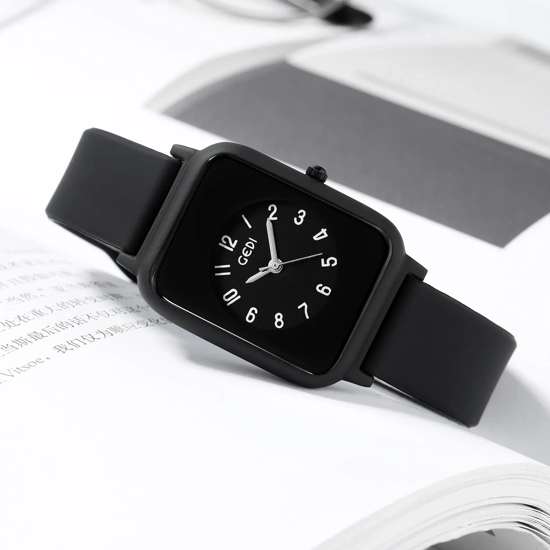 Waterproof Silicone Student Watch Light Blue - Image 8