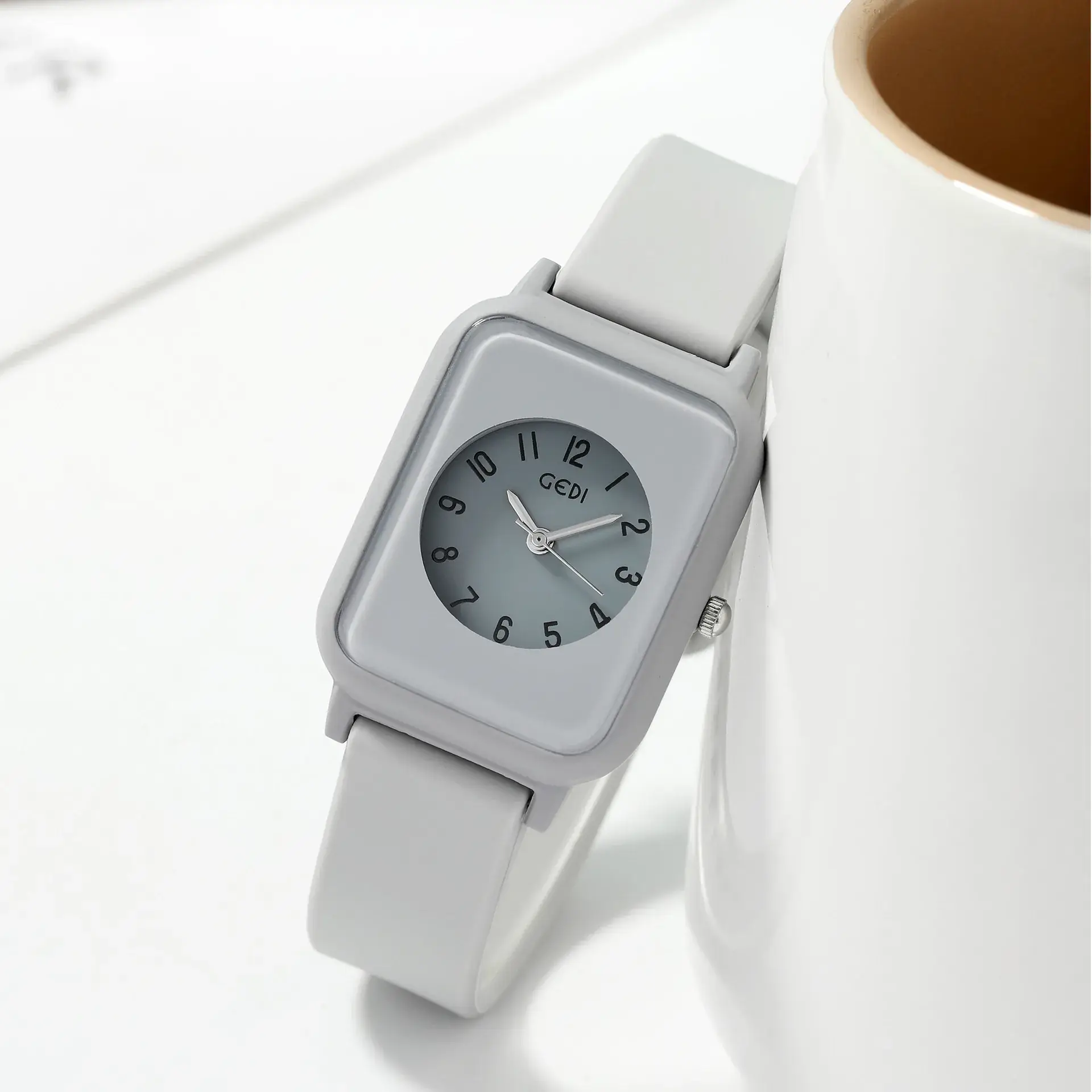 Waterproof Silicone Student Watch Light Blue - Image 9