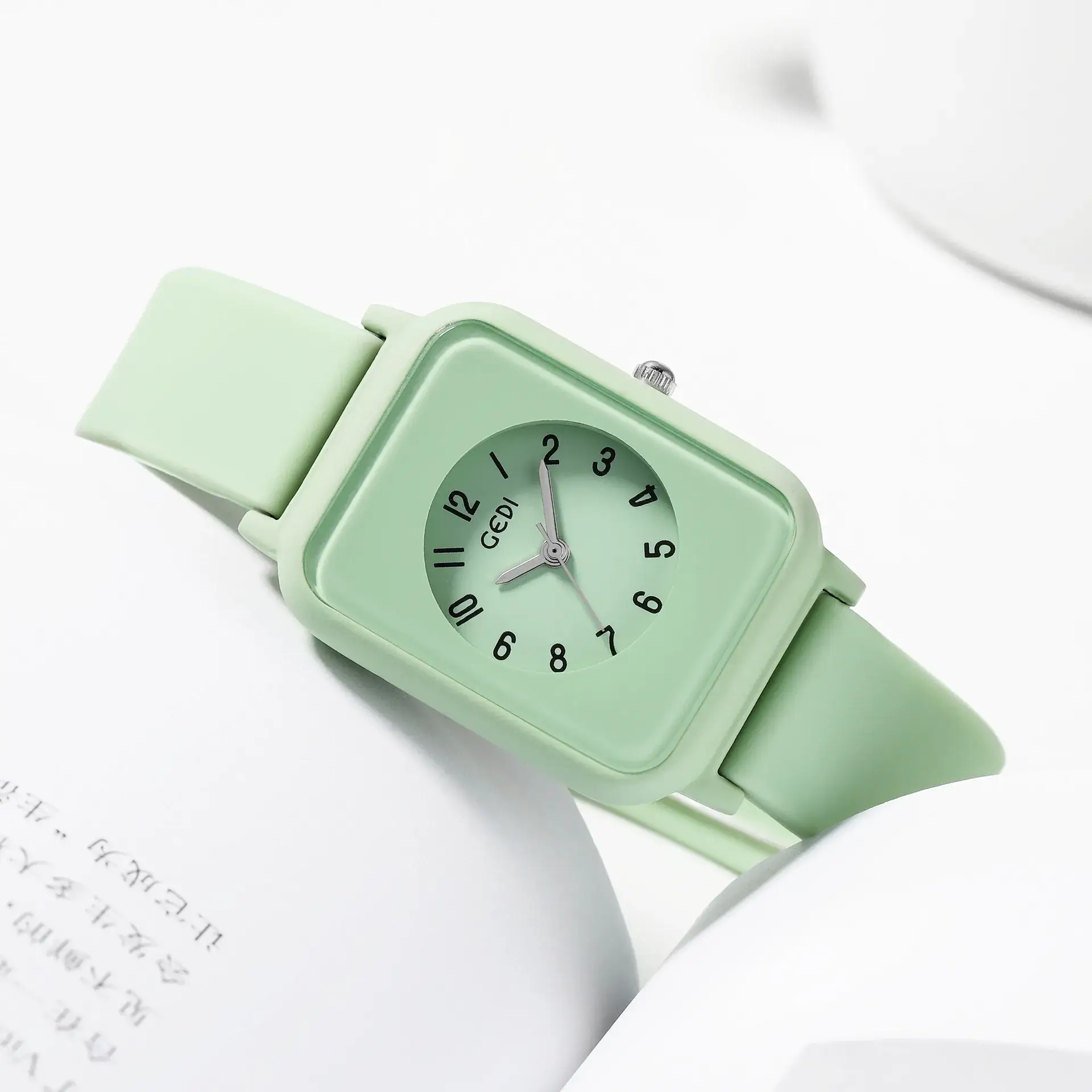 Waterproof Silicone Student Watch Light Blue - Image 10