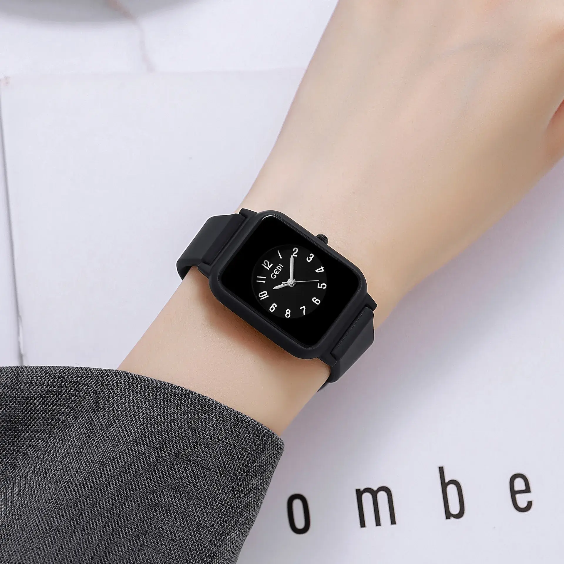 Waterproof Silicone Student Watch Light Blue - Image 11
