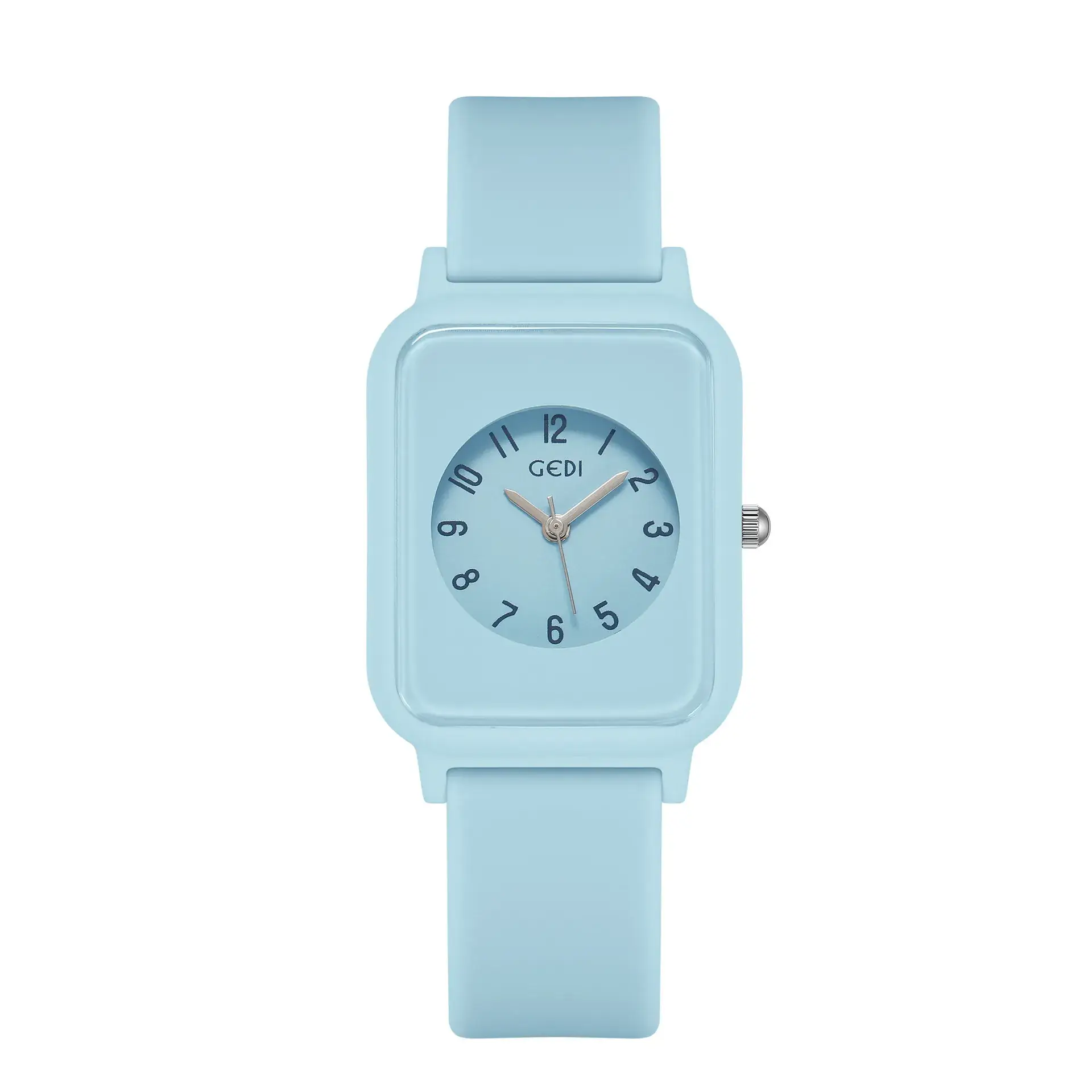Waterproof Silicone Student Watch Light Blue - Image 12
