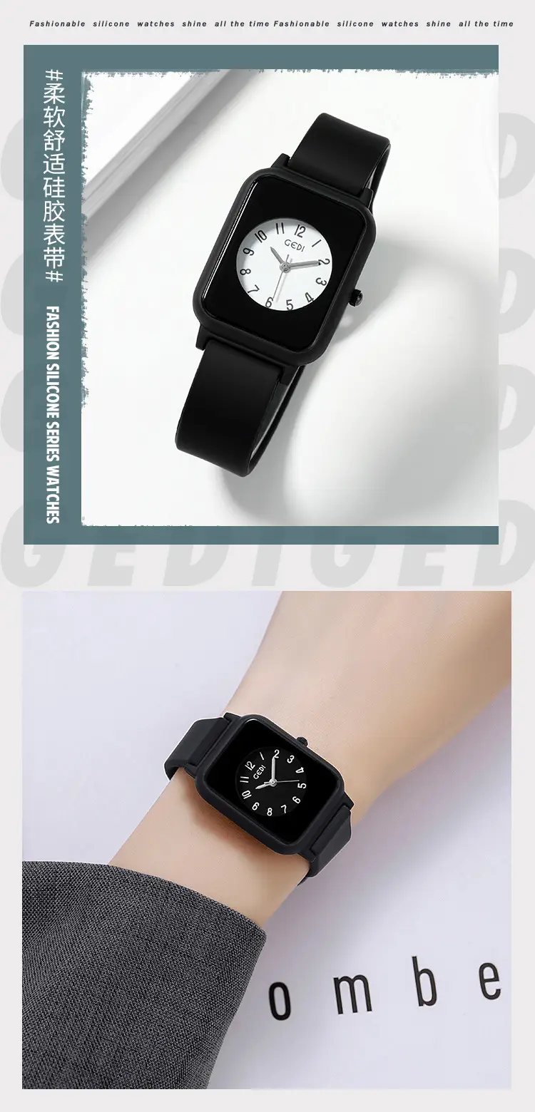 Waterproof Silicone Student Watch Light Blue — feature 12