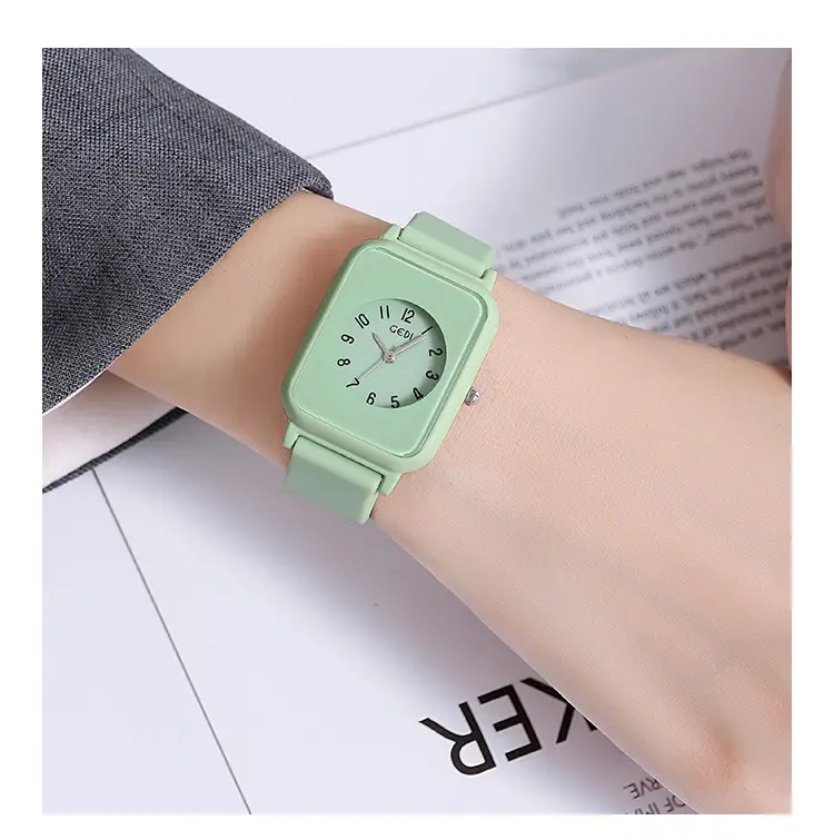 Waterproof Silicone Student Watch Light Blue — feature 5