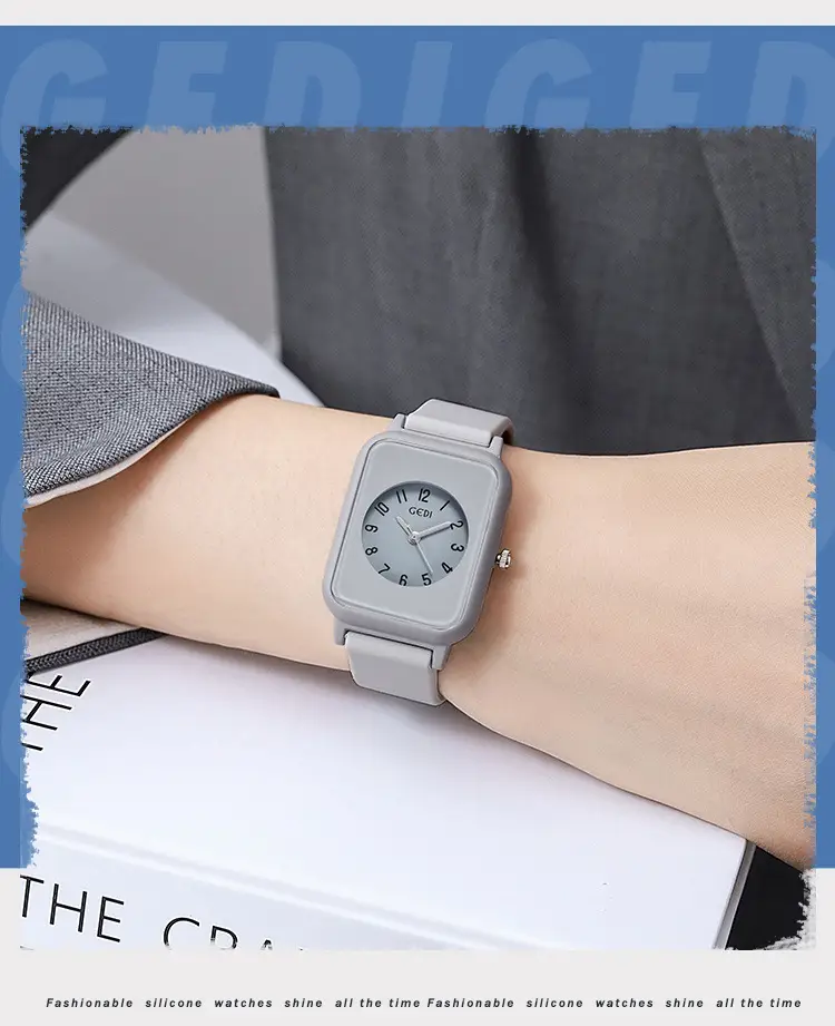 Waterproof Silicone Student Watch Light Blue — feature 7