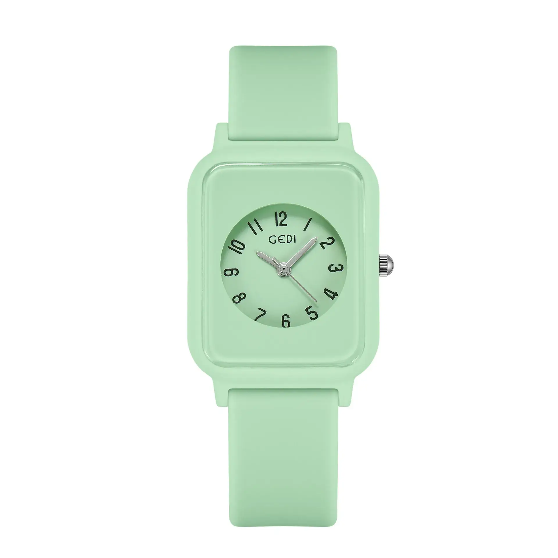 Waterproof Silicone Student Watch Light Blue - Image 2