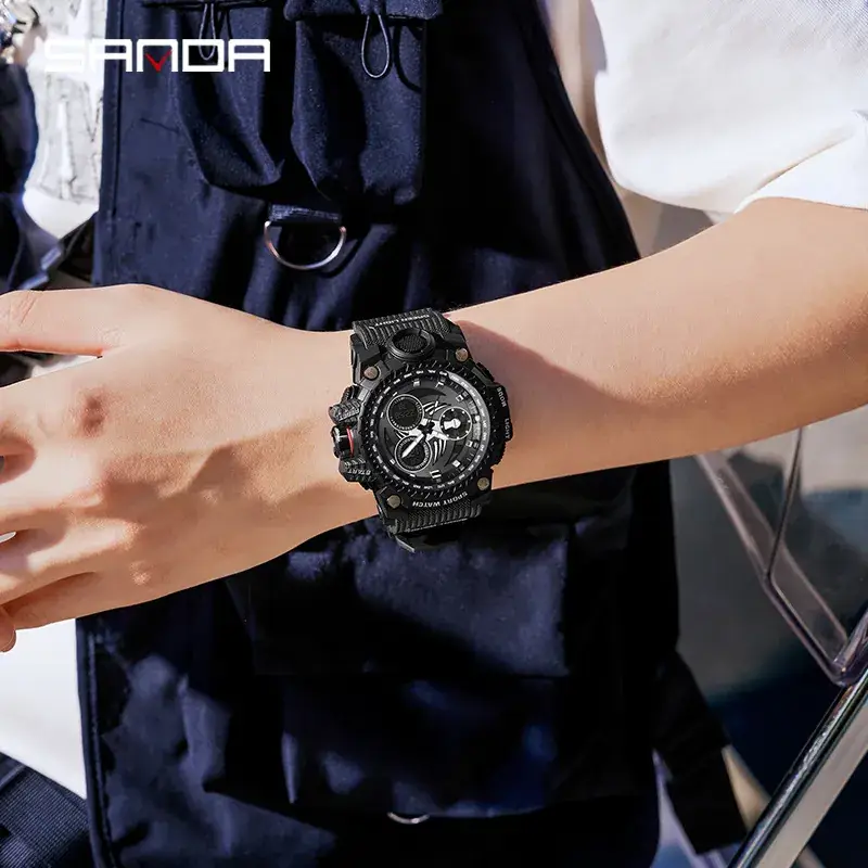Sanda Luminous Sport Watch for Men Waterproof Windproof - Image 11