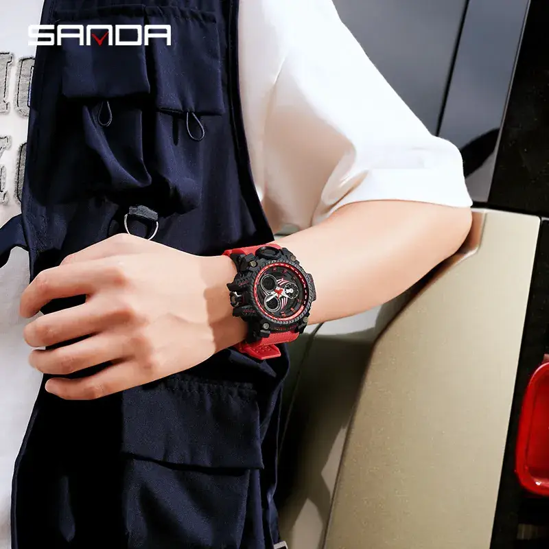 Sanda Luminous Sport Watch for Men Waterproof Windproof - Image 12