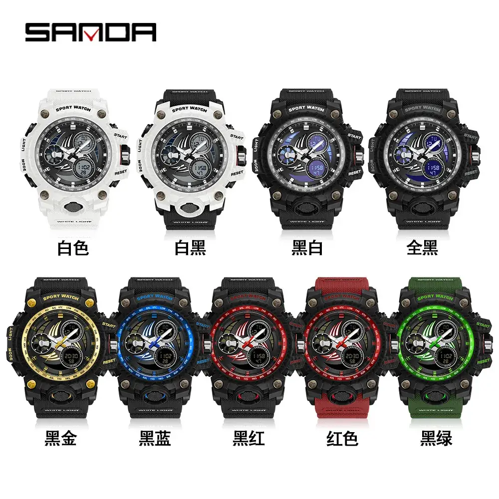Sanda Luminous Sport Watch for Men Waterproof Windproof - Image 13