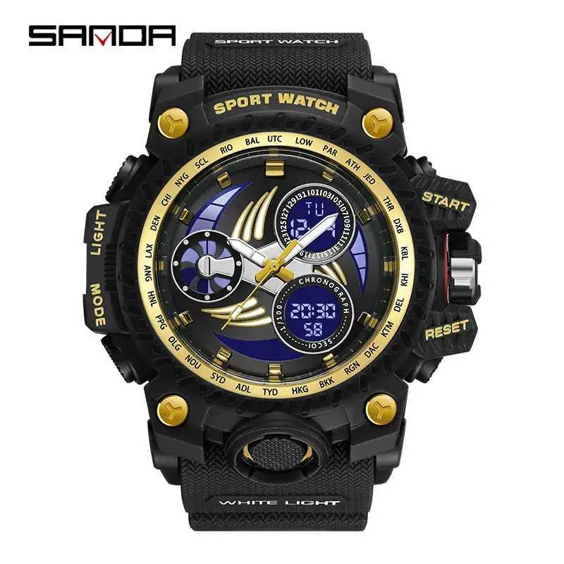 Sanda Luminous Sport Watch for Men Waterproof Windproof - Image 6