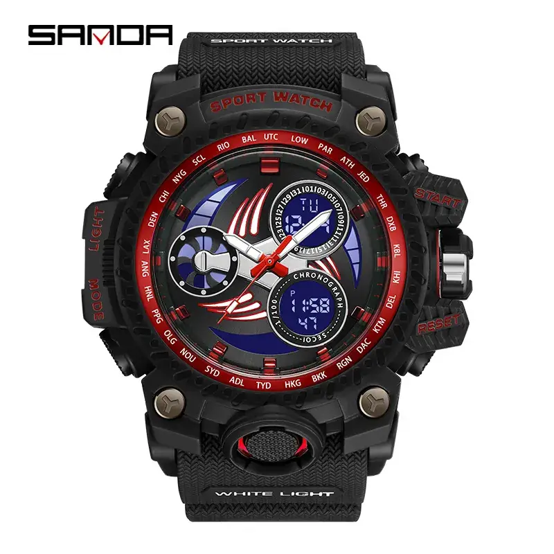 Sanda Luminous Sport Watch for Men Waterproof Windproof - Image 8