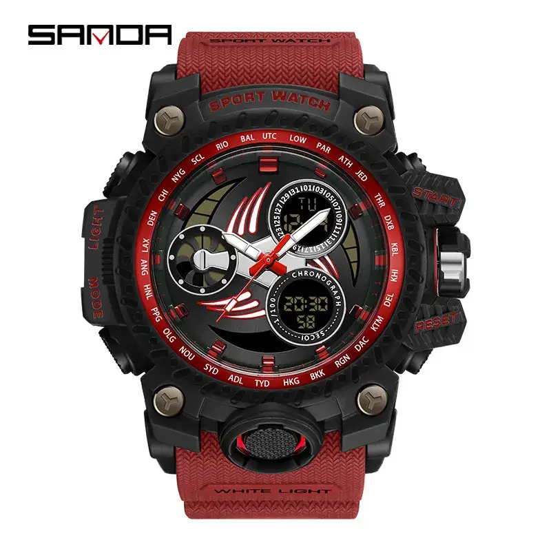 Sanda Luminous Sport Watch for Men Waterproof Windproof - Image 9