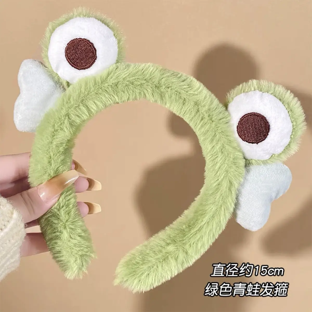 Cute Strawberry Bear Headband for Girls Makeup Mask — feature 6