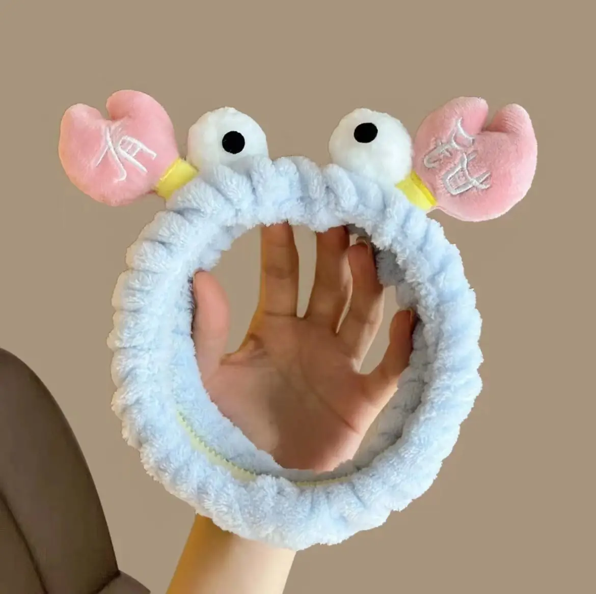 Cute Strawberry Bear Headband for Girls Makeup Mask - Image 9